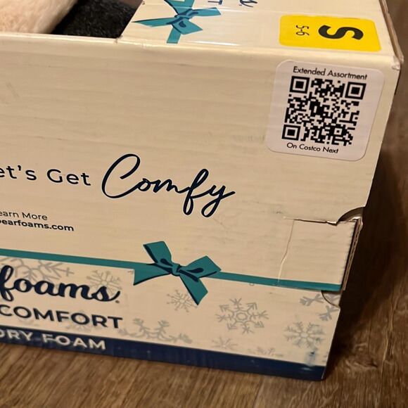 NWT DEARFOAMS Total Comfort Women’s Slippers Small 5-6 Memory Foam Machine Wash - Picture 6 of 8